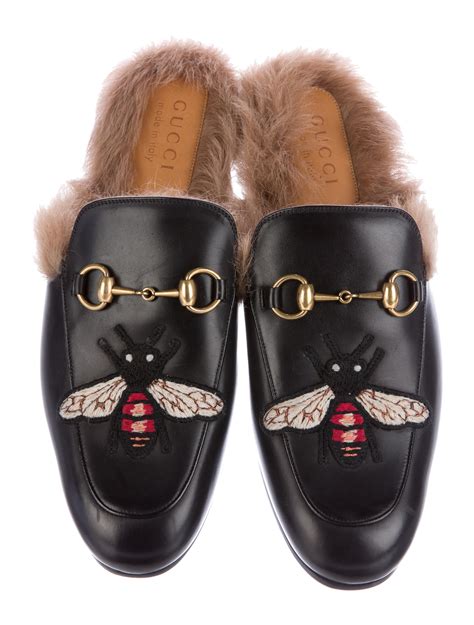 princetown gucci slipper|gucci princetown slippers street style.